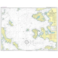 Cape Sounio to Lesbos Island and Asia Minor Coast Nautical Chart