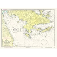 Argolic Gulf - Ermionis Sea  Nautical Chart