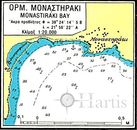 Patraikos Gulf  - Echinades Isles - Killini to Cape Psaromita and Aigio Nautical Chart
