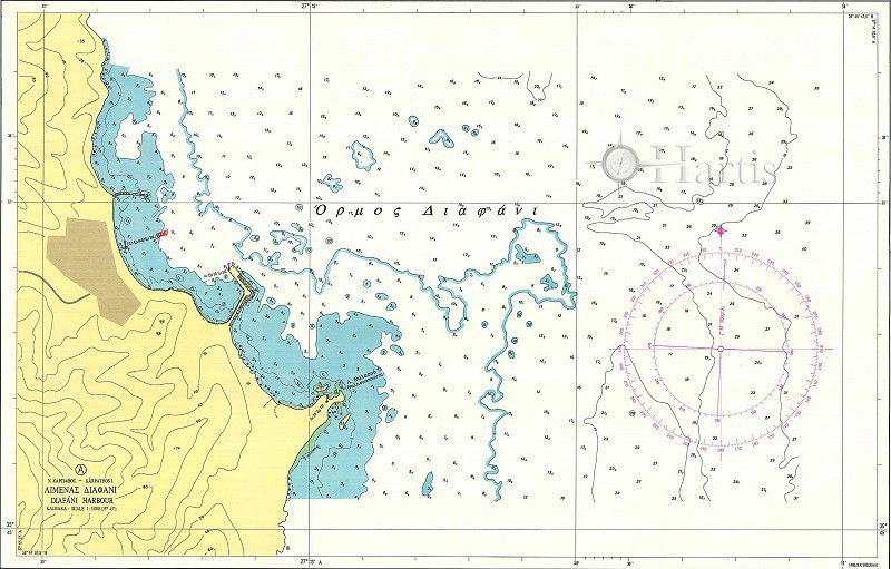 Bays and Harbours of Kassos and Karpathos Islands Nautical Chart