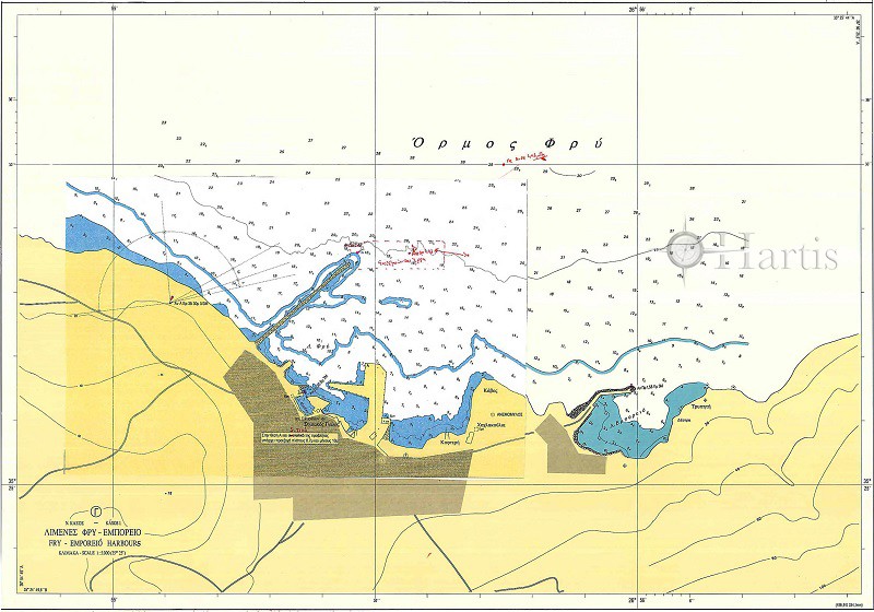 Bays and Harbours of Kassos and Karpathos Islands Nautical Chart