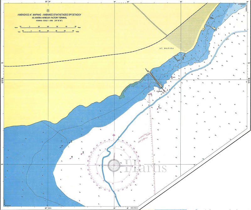 Maliakos Gulf - Inner Part (Lamia Gulf) Nautical Chart