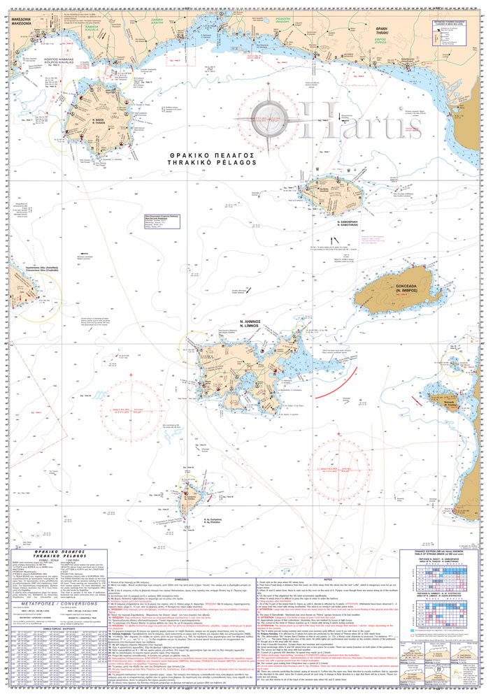 Thrakiko Pelagos Pilot Nautical Chart