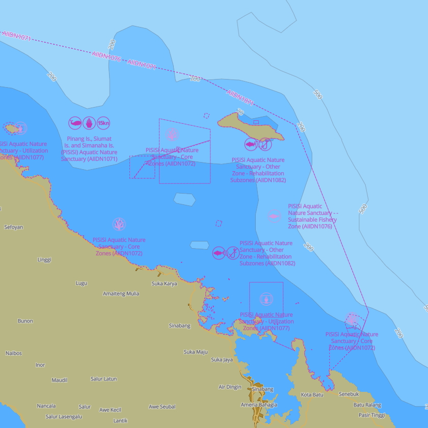 Nautical Charts for Marine Protected Areas